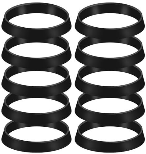 10 Pezzi Anello di Tenuta in Silicone Conico, Rondelle Idrauliche Guarnizione in Gomma per Tubo da 1-1/2 Pollici Scarico Doccia Lavello Cucina Rubinetto