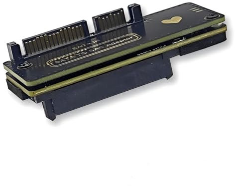 Fangxuee Adaptateur de Carte D'Extension vers SAS 6 Gbit/S (7 et 15) 22 Broches Mâle vers SAS 29 Broches pour 2,5 Pouces 3,5 Pouces