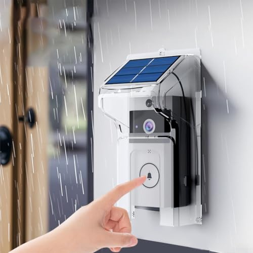 Citofono vocale senza fili, copertura impermeabile con ricarica solare, citofono bidirezionale, per la sicurezza di casa e ufficio