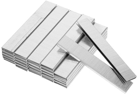 NUOBESTY Clous u Standard Pour Bois Petites Attaches Métalliques Clous Pour Cloueuse Électrique Usage Bricolage Et Construction