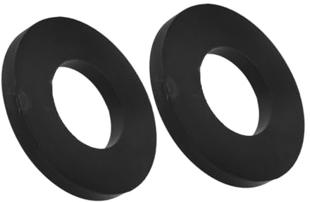 Ciieeo Coupelle Amortisseur en Caoutchouc Nitrile Noir, Coussin Entre Siège Voiture Absorption des Vibrations et Propriétés D'absorption des Chocs, 2 Pièces