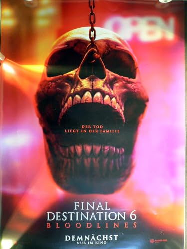Final Destination 6 - Teaser - Tony Todd - Filmposter A1 84x60cm gerollt
