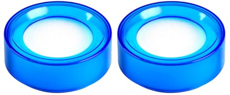 Holibanna 2pcs Round Plastic Finger Wet Sponge Money Counter for Cashier Use Easy Water Absorption, Improving Work Efficiency in Office and Financial Use