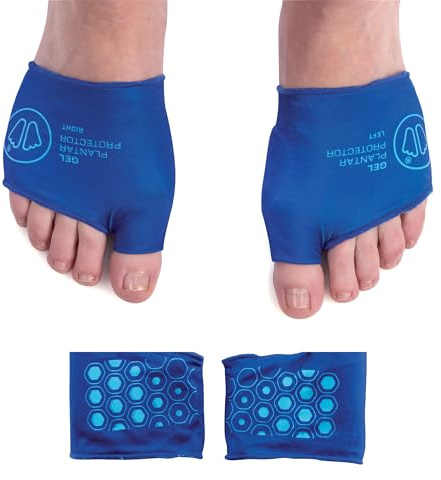 Sidas Protections plantaires en gel - Gel Plantar Protector - Coussinets Avant-Pied - Absorbe les chocs - Soulage les douleurs - Lavable et Réutilisable