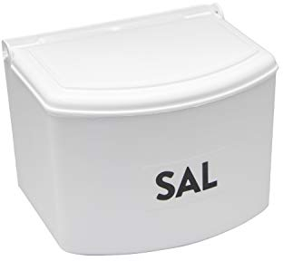 Salero Plastico Con Tapa Blanco