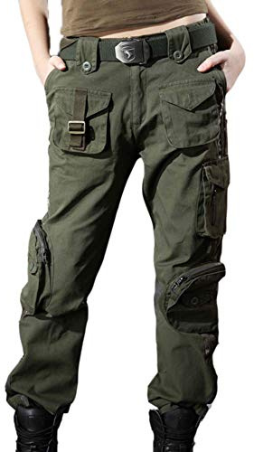 Worclub Pantaloni Militari da Donna Pantaloni Tattici Pantaloni mimetici da Donna Pantaloni Cargo Pantaloni da Campeggio Multifunzione all'aperto