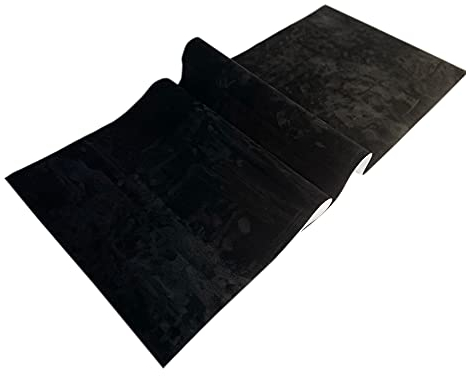 Selbstklebend Mikrofaser Stoff Folie für Interieur Cockpit, Dachhimmel Stretch Dehnbar Wildleder Optik 3D car Wrapping 42,67 €/m² (Schwarz, 50x150cm)