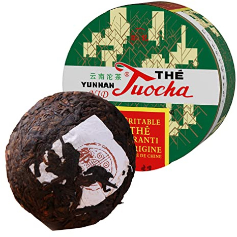 Yunnan Tuocha Zouji Tè Naturale Tuocha - Nidi Post-Fermentati - Versione 2018-100g - Autentico Tè Cinese d'Origine
