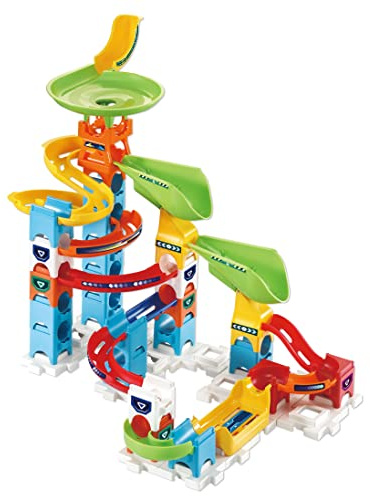 VTech 529603 Marble Rush Double Drop Set Murmelbahn-Bausatz, englische Version