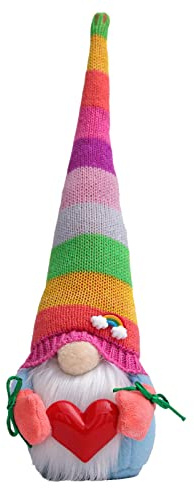 Regenbogen Wichtel Frühling Deko Frühlingswichtel Wichtel Figuren Plüsch Wichtel Puppe Schwedische Wichtel Deko Frühling Frühlingsdeko für Kinder Freundin Mama Zuhausedekoration Tischdekoration