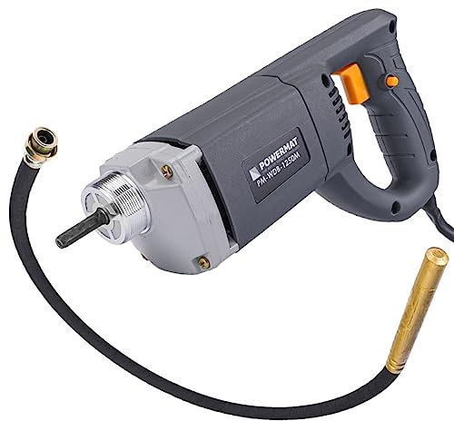 GLA Vibreur à béton 1250 W avec aiguille vibrante Ø 35 mm Gris