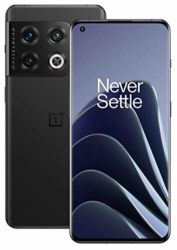 OnePlus 10 Pro 5G 128GB, Volcanic Black (Single SIM) Unlocked (Renewed)