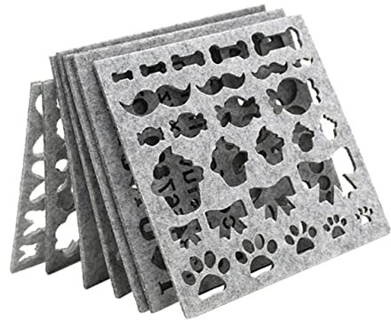 HOODANCOS 7piezas Molde De Fieltro De Lana Plantilla Para Fieltrar Aguja Kit De Manualidades Diy Molde Para Forma Manualidades Para Proyectos De Arte y Crafts