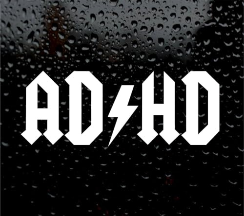ADHD Decal Logo for CAR Van Laptop Vinyl Sticker Funny