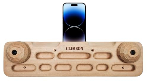 Kletterhangboard, Klettergriffbrett | Kletterhangboard | 50 x 13 x 3 cm An der Tür montierte Klimmzugstange zum Klettern, Wandklettergriffrahmen für das Fitnessstudio im Innen- und Außenbereich