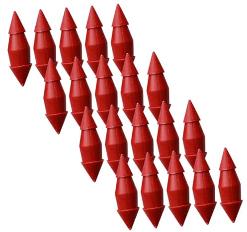 FUNOMOCYA Bouchons Irrigation Goutte à Goutte en Plastique Rouge 50pcs pour Jardinage et Agriculture, Usage Extérieur, Bouchon de Trou pour Tuyau D'arrosage Fiable