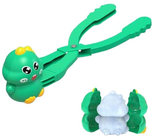 Schneeball-Clip, Winter-Schneekugelherstellungsclips | Schneeball-Zangen-Werkzeug, Schneemann, Dinosaurier, Hase, Winterschnee-Spielzeug, Ballherstellungswerkzeug