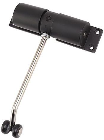 Automatic Door Closer for Home or Commercial, Heavy Duty Door Slower Closer Aluminum Alloy Self Closing Door Mechanism Quiet Safe Closing Door Hinge for Home Hotel Office