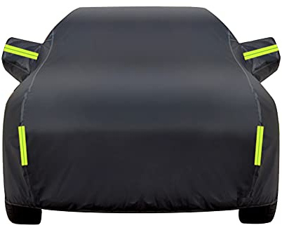 Outdoor Car Cover for Tesla Model X 2015-2025,Outdoor Full Car Cover All Weather with Door Zipper for Waterproof Windproof Sun Rain Snow Protection