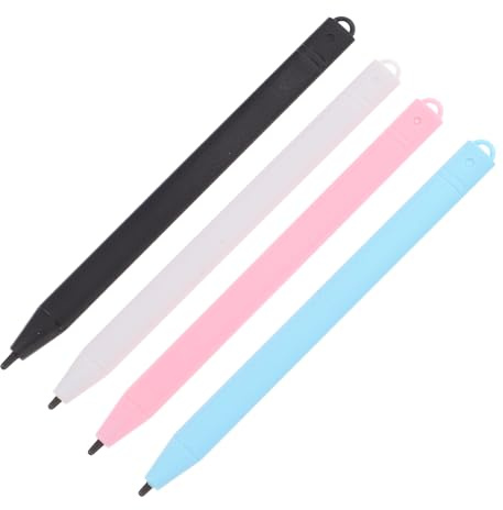 PLAFOPE Universal Stylus Pen Set for Lcd Writing Tablets, 4pcs Replacement Stylus for Electronic Drawing Pads, Compatible with Kids and Adults for Digital Writing and Doodle