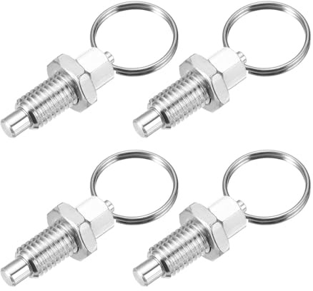 perfeclan 4 pistons à ressort avec anneau de traction, pistons d'indexage, goupille de positionnement polyvalente M10x1,5 pour châssis et armoires