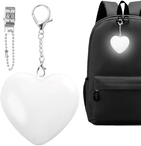 Genérico Luz De Bolso - Mini Linterna Con Sensor Táctil De Cartera | Lámpara Recargable En Forma De Corazón De Bolso Tote - Para Mujeres Niñas Noche Evento Viaje Decoración Diaria