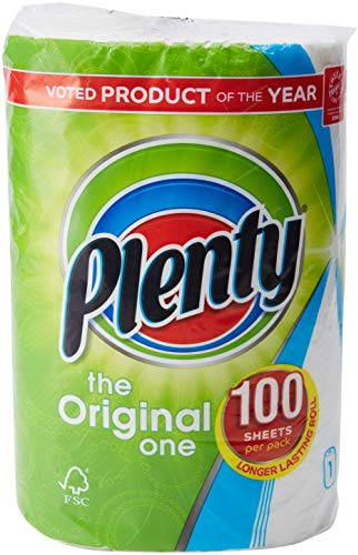 Plenty White Kitchen Roll 100 Sheets