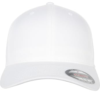Flexfit Unisex Organic Cotton Cap Keps, Vit, L-XL