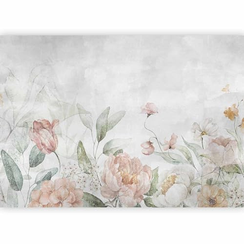murando Fotomurales Flor 350x256 cm XXL Papel pintado tejido no tejido | coración Pared corativos Murales morna Diseno Fotográfico Naturaleza Hojas claro como pintado
