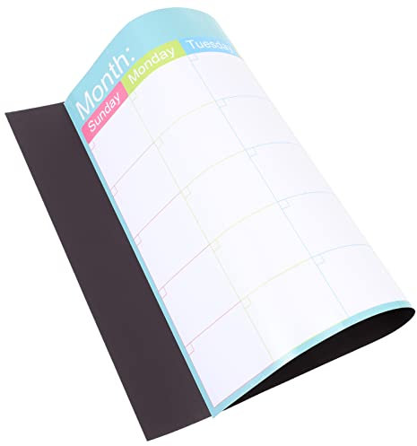 Healeved Magnetischer Kühlschrankkalender Trocken Abwischbarer Monatsplaner Kühlschrank-oberflächendekor Wiederverwendbarer Magnetkalender Kalender Für Magnetische Oberflächen