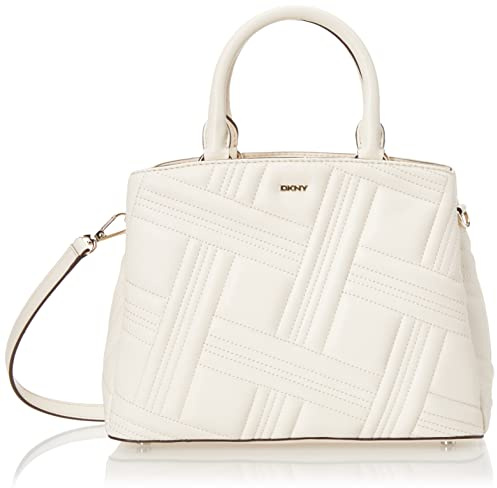 DKNY Damen R21dzr46-efeu-mittel Satchel, Elfenbein