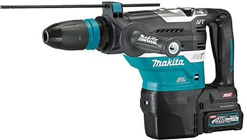 Makita HR005GD202 40V Max Li-ion XGT Brushless SDS-Max Rotary Demolition Hammer Complete with 2 x 2.5 Ah Batteries and Charger Supplied in a Carry Case