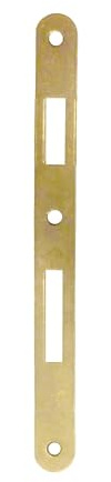 bricoleva.it Serrure de Porte Intérieure, Verrouillage de Porte, Serrure de Porte avec ou sans Clé Plaque Contropiastra (Incontro Patent, Laiton)