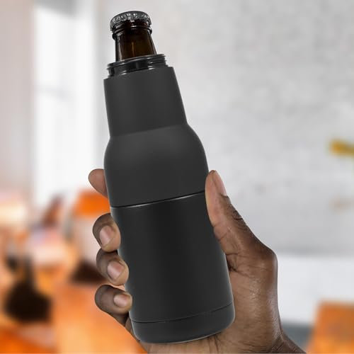 Bierflasche und Dose Kühler mit Bieröffner Slim Can Kühler Bierflaschenhalter isolierter Bierdose Halten Halter Spülmaschine Safer Vakuum isoliert Doppelmauerte Edelstahl für 12 Unzen Bier Party xiang
