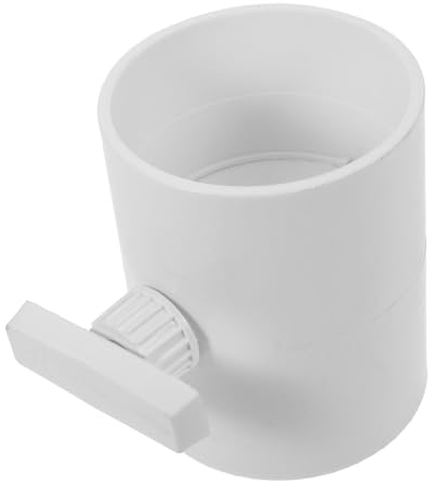 Yardenfun Manual Duct Damper Valve Adjustable Airflow Control Regulating Valve for HVAC Ducting and Ventilation Systems 110mm