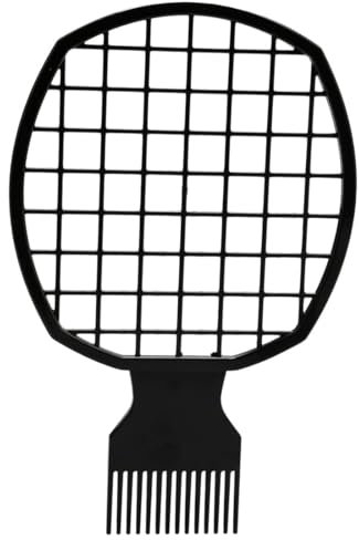 XUKZIMA 1 Pcs Twist Combs Hair Sponges for Black Men Afro Curls Twist Comb Twist Hair Comb Hair Twister Tool for Men Women Curls Natural Hair (Black)