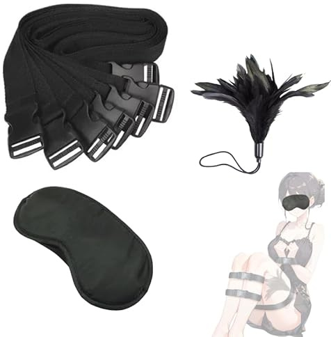 3 pezzi di accessori per lo yoga - Cintura di sostegno regolabile per allenamento fitness da donna, adatta per lo yoga (nera)