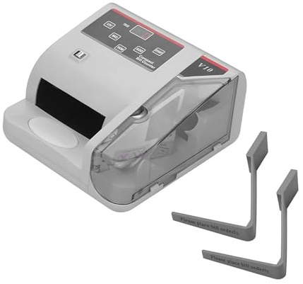 Contatore portatile di banconote, con rilevatore false UV/MG/WM, 600 al secondo