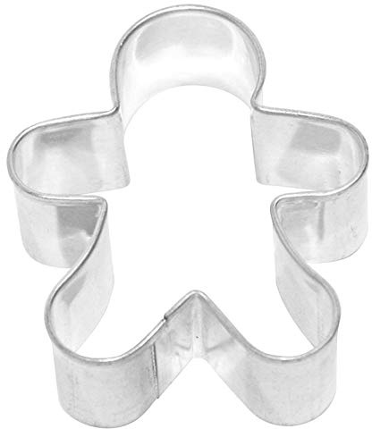 Birkmann 1010724410 Ausstechform Knuddel-Keks, Gingerman, 7 cm, Kunststoff, Grau, 5 x 3 x 2 cm