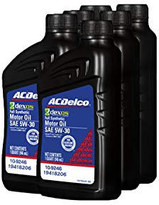 ACDelco GM Original Equipment 19418206 dexos1™ GEN 2 Full Synthetic 5W-30 Motor Oil - 1 qt (Pack of 6)