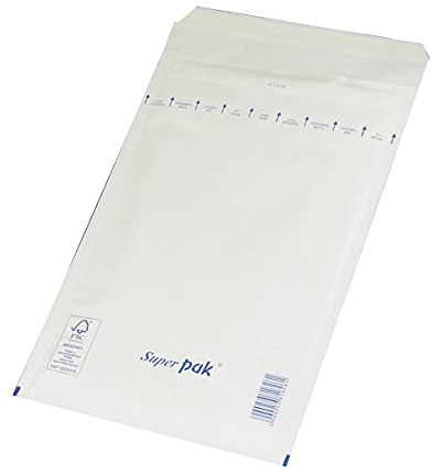Sobres autosellantes forrados de burbujas HK E15 220 x 265 mm/240 x 275 mm, 100 piezas blanco/sobres y accesorios de envío/tipo-burbuja autoadhesiva/Kind-HK/Color-Blanco/Format-E15