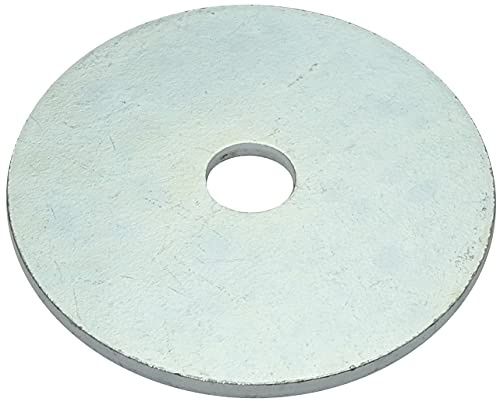 AERZETIX - C49691 - Satz von 100 Flache unterlegscheiben für karosseriebauer breit - karosseriescheiben - kotflügelscheiben - M5 Ø5.3x30x1.50mm - aus verzinktem stahl