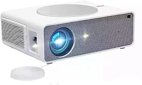 Proiettore 4K, Proiettore Android Full HD 1080P LED Proiettore 6500 Lumen, Mini Proiettore WiFi, Proiettore Portatile Compatibile con TV Stick/HDMI/VGA/USB/DVD (Tipo di spina: Spina UE)