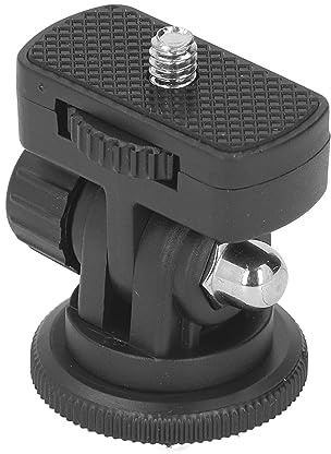 Blitzschuh-Adapter, Digitalkamera-Blitzschuh-Adapter mit 1/4-Zoll-Schraubenloch, Unterstützt 180-Grad-Neigung, für LED-Fotografieleuchten, Kameramonitore, Blitz und Mikrofon