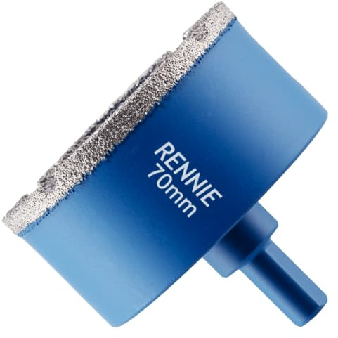 70mm Diamond Hole Saw Drill Bit With Tri Shank For Tiles & Ceramic