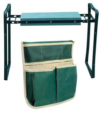 Colcolo Kniehocker für die Gartenarbeit, Sitzhocker, Kniehocker, multifunktional, für den Rasen, Hof, leicht, dicke Schaumstoffpolsterung, stabil, faltbar, Style C
