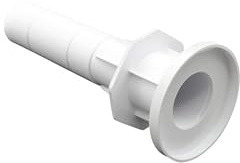 altone Passacavo da parete per piscina a filo, lunghezza 30 cm, manicotto adesivo da 50 mm, filettatura interna da 2 (56,70 mm)