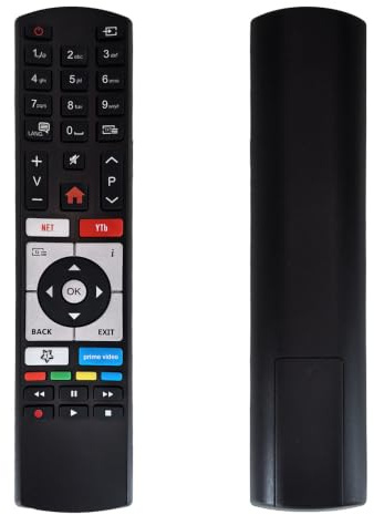 IOIQQ Télécommande pour TV Qilive Q55-182.Q40-822.Q43-371-2.Q43-372 EDENWOOD ED4903UHD.ED5503UHD FINLUX 32FTV660BK.FIN32FTV660BK