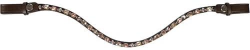 HKM Candy Stirnband, Braun/Braun, Warmblut