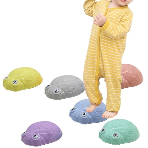 Stackable Stepping Stones - Sensory Play Balance, Children’s Equipment with Training Skills, Sensory Toy with Fun Activity for Kindergarten, Toys, Boys Girls Sports Daily Coordination Play